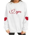 thumbnail image 5 of Ofreoo Women’s Printed Long Sleeve Sweatshirt, Crewneck Casual Pullover Top, 5 of 6
