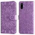 thumbnail image 1 of Funda tipo cartera GANGXUN para Samsung Galaxy F06 5G , diseño girasol, cuero PU, soporte, cierre magnético, tarjetero, 1 of 5