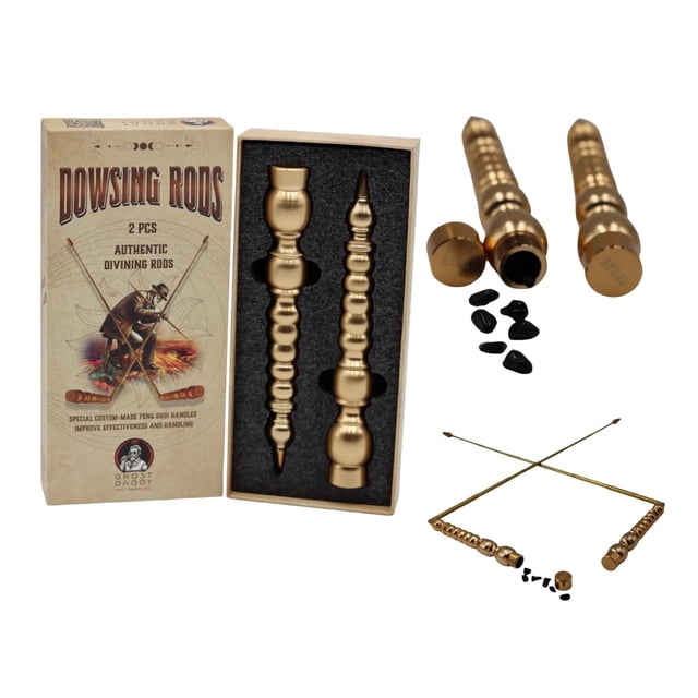 Juego de Varillas de Radiestesia US Ghost Adventures de Cobre 148 mm-355 mm