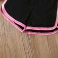 thumbnail image 6 of YWIYIUD Kids Girl Clothes Summer Tie Dye Heart Print Short Sleeve T-Shirt and Shorts Toddler Girl Outfits Short Set Casual Two Pieces Outfit Cute Toddler Girl Clothes Gift Set Hot Pink 3-4 Years, 6 of 8
