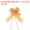 Orange, variant on Unique Bargains 8' Pull Bows Gift Wrapping Pull Bow Gold Thread Style Baskets Present Bows Knot Ribbon Black 100 Pcs