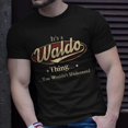 thumbnail image 2 of Waldo Shirt Personalized Name Gifts With Name Waldo Unisex TShirt, 2 of 6