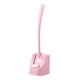 thumbnail image 4 of Escobilla de Baño con Soporte, Escobilla de Baño, Fregadora de Inodoro, Cepillo de Limpieza, Cabezal de Cepillo de Doble Cara para Inodoro Doméstico Rosa, 4 of 9