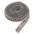 thumbnail image 3 of GUOOL 1 Yard Crystal Rhinestone Ribbon Sewing DIY Crafts Supplies Clear Gray, 3 of 9