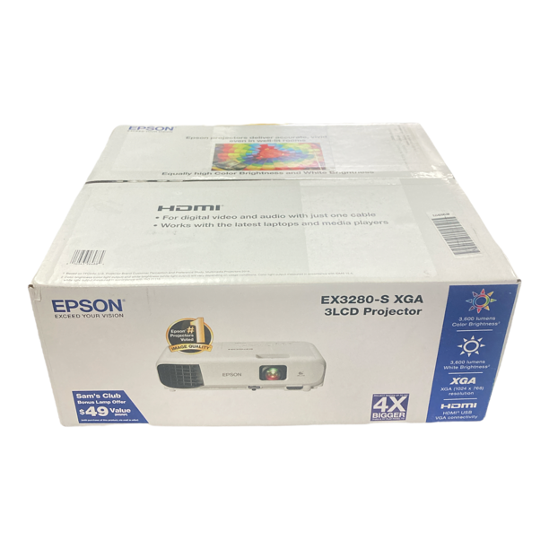 Epson EX3280 3Chip 3LCD XGA Projector