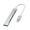 Silver B, variant on JOGZMZ Mini USB Hub Extensions, 4 Port USB, USB Adapter Station, Ultra Slim Portable Data Hub, USB Splitter Aluminum