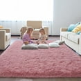 thumbnail image 2 of Fluffy Area Rug 8x10 Shag Rugs for Living Room, Soft Plush Shaggy Fuzzy Furry Large Rug, Anti-Slip Washable Modern Big Floor Carpet for Bedroom Home Decor Aesthetic, Blush, 2 of 16