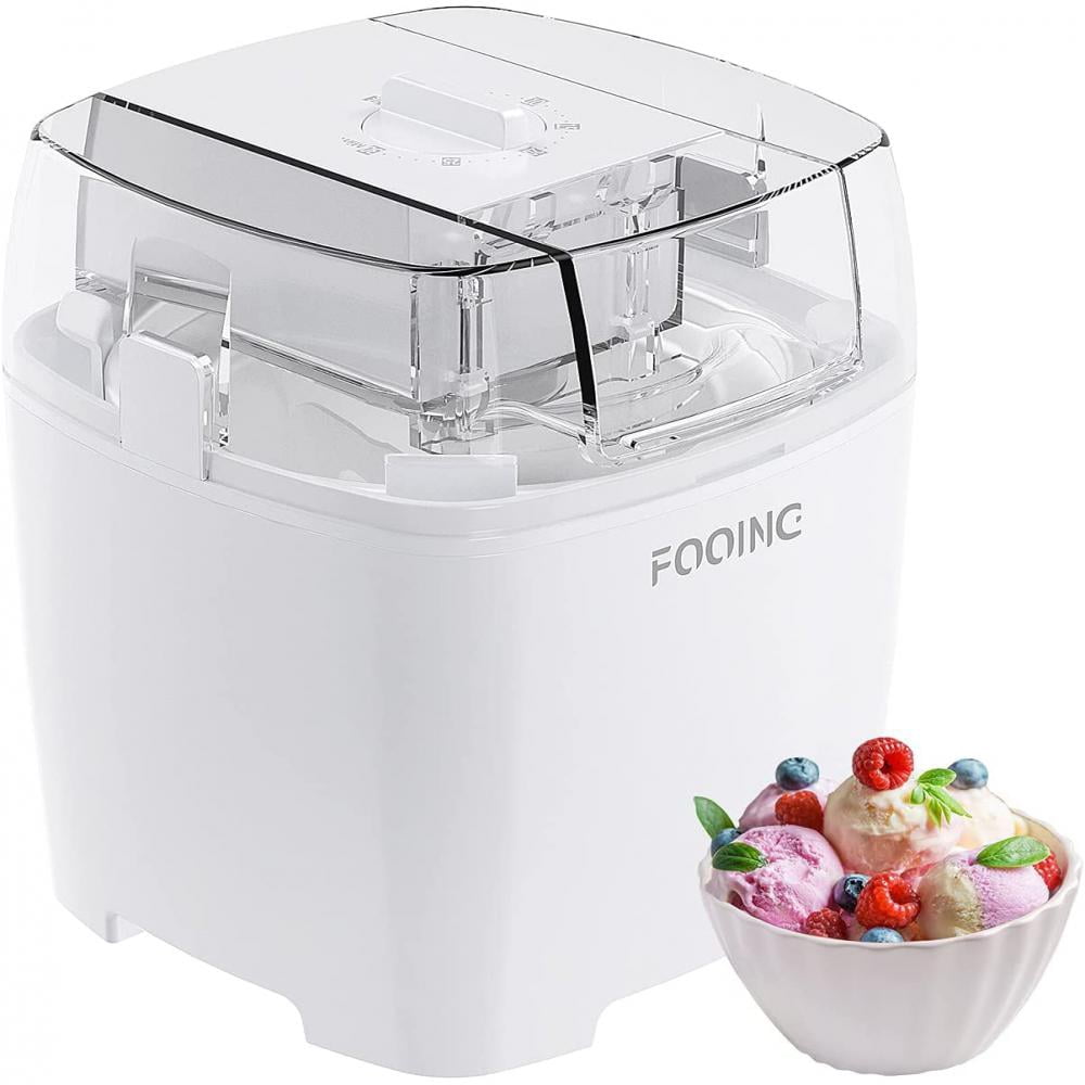 Ice Cream Maker Machine Commercial Frozen Yoghurt Sorbet Summer Home 1.5L White