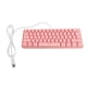 thumbnail image 1 of Teclado USB, Teclado de JUEGO 61 Teclas para laptop para escritorio, 1 of 7