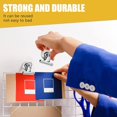 thumbnail image 3 of 10PCS Magnetic Clips Strong Fridge Magnet Hook Clip for Family School Freezer Kitchen Refrigerator, Silver, 3 of 8