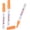 Orange, variant on Silver Oil Based Paint Markers Pens, Round Tip Quick Dry and Waterproof Permanent Paint Pen for Metal, Rock, Wood, Fabric, Plastic, Ceramic, Clothes, DIY Crafts