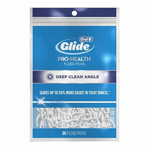 Oral-B Glide Pro Santé Deep Clean Angle Floss Médiator - 30 Ea, 6 Pack