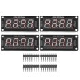 thumbnail image 1 of 4 Set 4 Digit Digital Tube LED Display Board 7 Segments Clock Module TM1637 0.56in Red MRA041D, 1 of 5