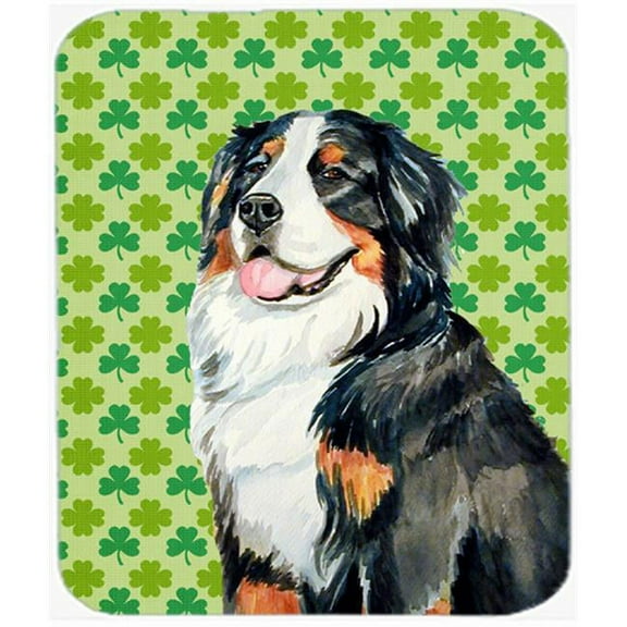 Carolines Treasures  Bernese Mountain Dog St. Patricks Day Shamrock Mouse Pad