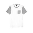 thumbnail image 1 of District Young Mens Very Important Tee - White/Light Heather Grey - Large, 1 of 1