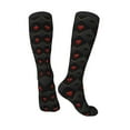 thumbnail image 4 of Balery Red Poker Printed Novelty Socks Men's Women's Crew Socks Sports Socks Knee High Socks Cotton Socks Quirky and Cool Socks, 4 of 9