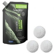 Grangers Down Wash 1 Litre Pouch + 3 Drying Balls
