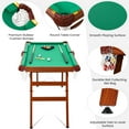 thumbnail image 6 of 55" Folding Pool Table Portable Foldable Billiards Table with 2 Cue Sticks 16 Balls Triangle Chalk Pool Game Table for Kids and Adults, 6 of 9