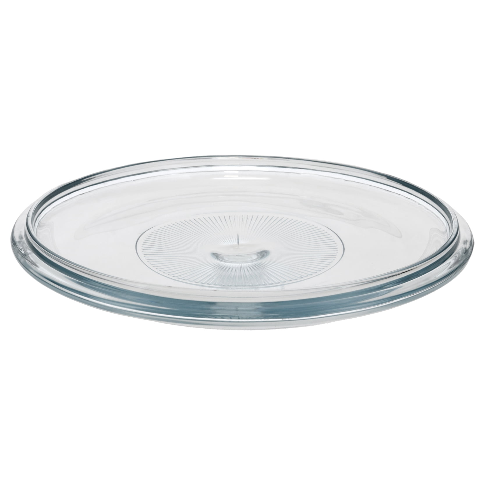 CorningWare G-5C Clear 1.5 Quart Fluted Round Replacement Glass Lid (6-Pack)