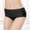 Black, variant on HUPOM Women'S Underwear Funny Underwear For Women Medium waist Elastic Waist Solid Briefs Wine M