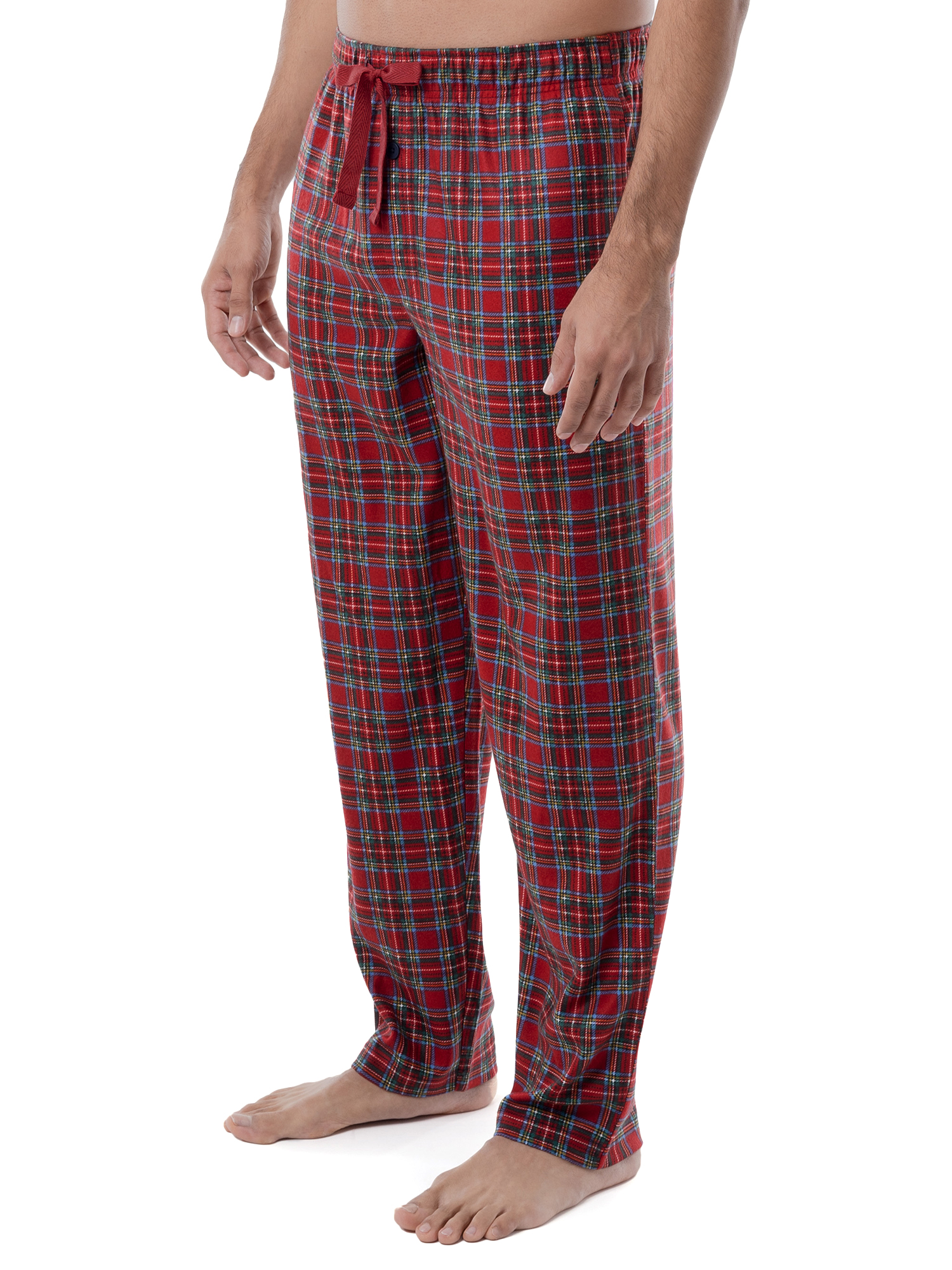 Fruit of the Loom Men's Holiday and Plaid Print Soft Microfleece Pajama Pant 2-Pack Bundle - image 9 of 15