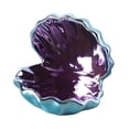 thumbnail image 4 of Plato de cerámica con forma de concha para guardar joyas, organizador de joyas, cuenco para llaves de entrada, bandeja para anillos, pendientes,, 4 of 8