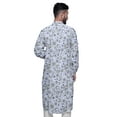 thumbnail image 4 of Atasi Mandarin Collar Printed Rayon Traditional Kurta For Men Casual Shirt, 4 of 6