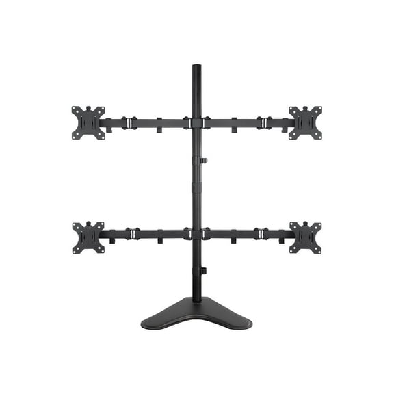 Mount-It! Quad Monitor Desk Stand | Fits 17-32 Inch Screens