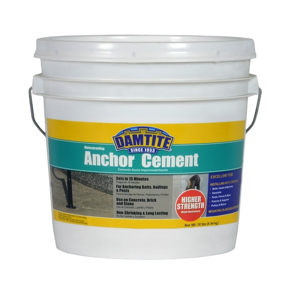 Damtite Anchor Cement, Gray, 10 lb.