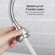 thumbnail image 4 of Wosthever Extensor de aireador de grifo, cabezal giratorio giratorio de 360 ° para lavabo, cabezal rociador, extensión de baño Juegos de accesorios de baño Medio, 4 of 6