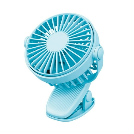 

Kelingqi Clip On Baby Stroller Fan Personal Portable Desk Fan with Colorful Light