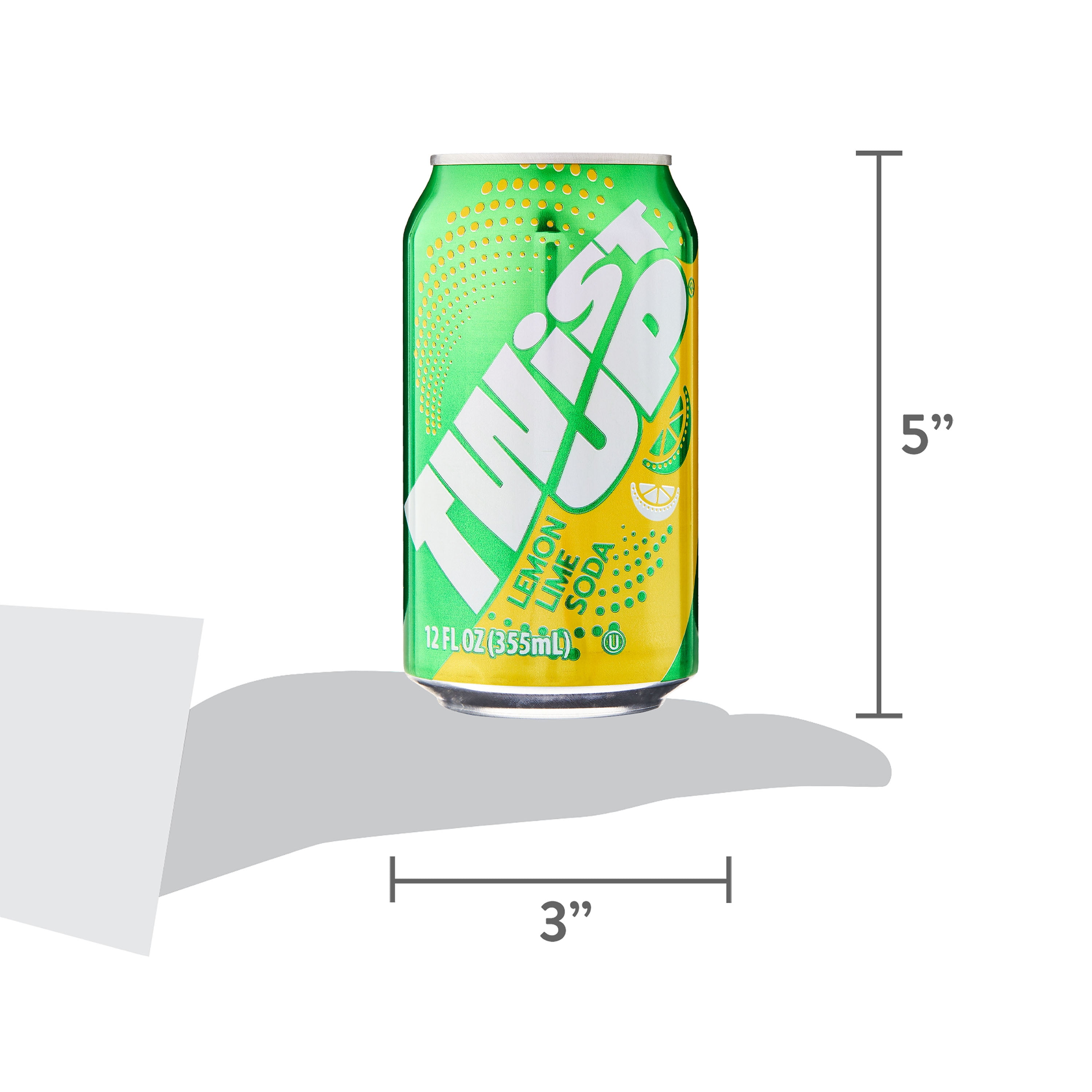 Great Value Twist up Lemon Lime Soda Pop, 12 fl oz, 12 Pack Cans