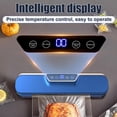 thumbnail image 2 of Vacuum Sealer Machine, 62KPa 3x Freshness Food Air Sealer 25cm Wide Vacuum Sealer Household vacuum preservation plastic sealing machine（blue）, 2 of 5