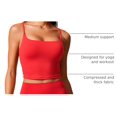 thumbnail image 4 of Top Corto Butterlift CRZ YOGA Rojo Profundo XL, 4 of 5