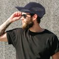 thumbnail image 2 of 1 gorro de malla ajustable con visera para exteriores, de secado rápido, para hombre y mujer (azul oscuro), 2 of 6
