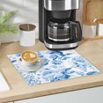 thumbnail image 5 of Coffee Mat Coffee Bar Maker Mat Backed Absorbent Nonslip Coffee Station Mat For Kitchen Countertop Fast Dry Washable Dish Drying Mat 18x12Inch, 5 of 6