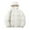 White, variant on Winter Graphene Thermal Magnetic Cotton Clothing Men Couple Models Padded Hooded Jacket, Unisex Loose and Warm with Hood for Cold Weather,Black,L