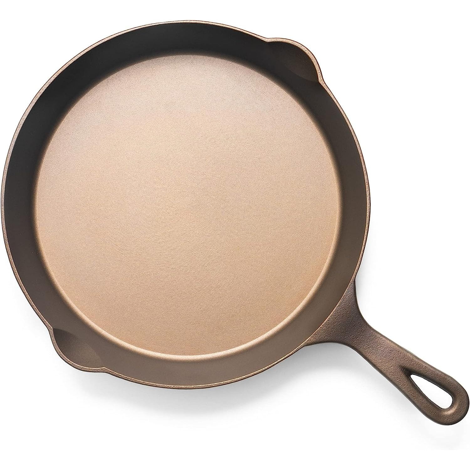 Lightweight Cast Iron Skillet 10.5” PreSeasoned Frying Pan HElectQRIN Made in USA
