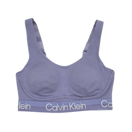 

Calvin Klein Women s Structure Cotton Lightly Lined Bralette Bleached Denim S - US
