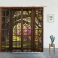 thumbnail image 3 of Beautiful Natural Landscape Shower Curtains Set Window Forest Scenery Wall Hanging Luxury Bathroom r Bath Screen With, 3 of 6