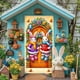 thumbnail image 5 of Fondo para fotografía de Pascua, pancarta de fiesta de Pascua, conejito, huevo, conejo, fondo de pared de madera verde primaveral para suministros de fotomatón de fiesta de primavera, 5 of 6