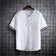 thumbnail image 1 of pstuiky Camisa de manga corta para hombre, Camisa informal de manga corta con cuello en V para hombre, cómoda y a la moda. camisas casuales para hombre xxl, 1 of 4