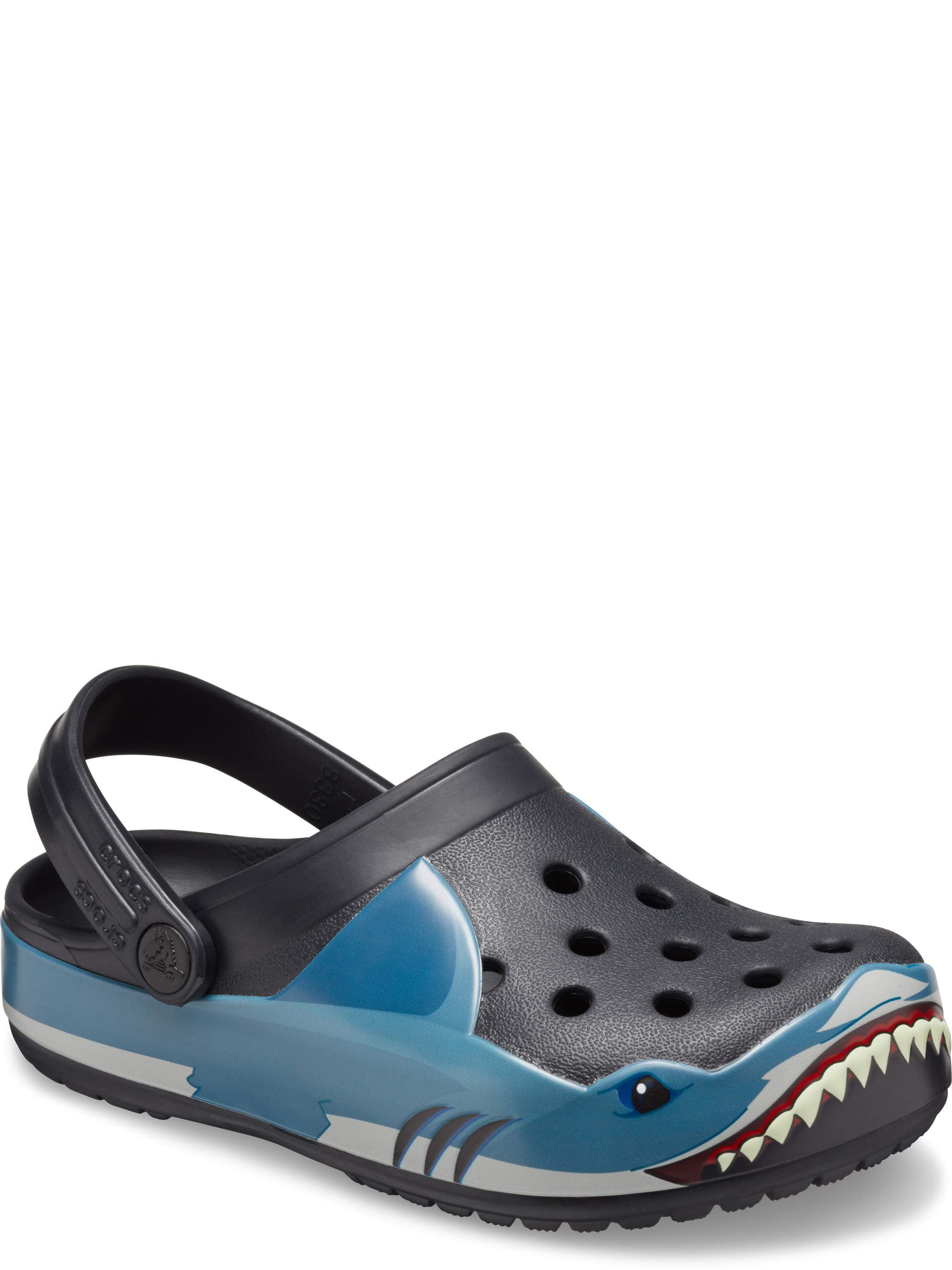 crocs with sharks