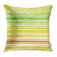 thumbnail image 1 of EREHome Blue Abstract Colorful Stripes Watercolor Color Drawn Geometric Hand Hand Pillowcase Cushion Cases 18x18 inch, 1 of 1