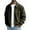 Army Green, variant on Men's Corduroy Jacket Casual Long Sleeve with Pockets, Fashionable Everyday Wear Jacket for Holiday & Gifts