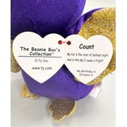 Ty Beanie Boos - Count the Bat – Solid Eyes – Halloween - Stuffed Animal