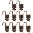 thumbnail image 4 of SHISUYAN 10Pcs Mini Multifunctional Padlock Luggage Hanging Locks Retro Suitcase Locks, 4 of 9