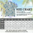 thumbnail image 2 of Coral Hawaiian Shirt for Men, Button Down Summer Beach Short Sleeve, Ocean Lover Gifts, S-5XL, 2 of 4