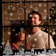 thumbnail image 5 of Christmas Window Clings,155pcs Christmas Snowflake Stickers for Glass, 2024 Most Popular Holiday Snowflake Decals for Christmas Party New Year Supplies, 5 of 6