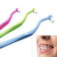 thumbnail image 2 of Cepillo dental HRASY ortodóntico de penacho pequeño, paquete de 4 colores, 2 of 6